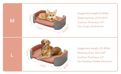 Scandinavian Style Cat Couch Bed.